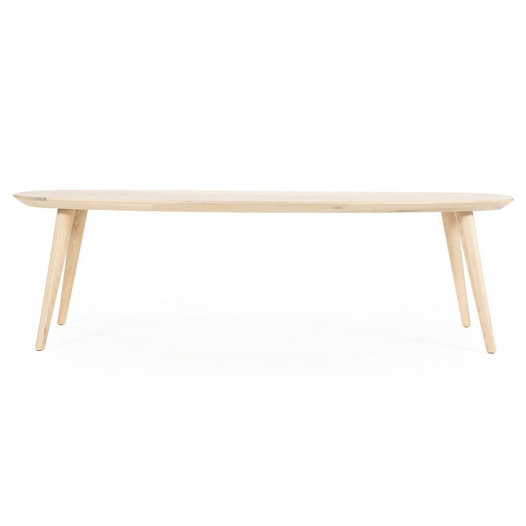 Eettafel Elijah – eikenhout & eikenfineer naturel 300x100cm