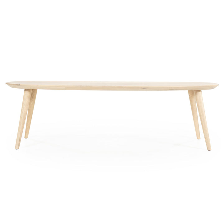 Eettafel Elijah – eikenhout & eikenfineer naturel 300x100cm