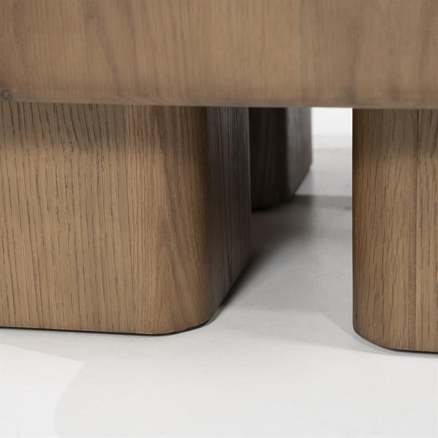 Salontafel Harmonie – eikenhout & eikenfineer bruin