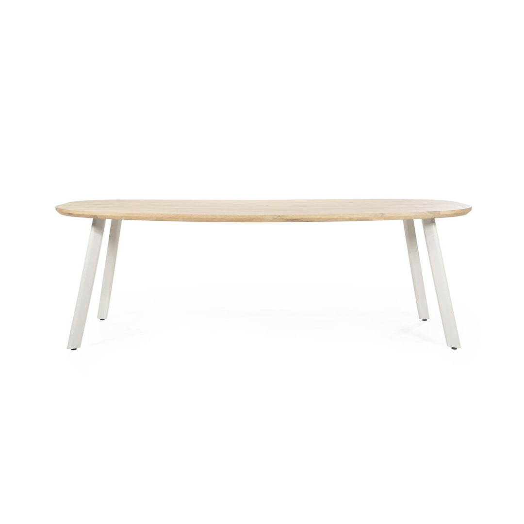 Eettafel Dion – eikenhout & metaal naturel 220x110cm