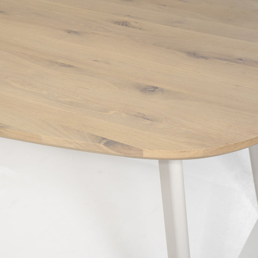 Eettafel Dion – eikenhout & metaal naturel 220x110cm