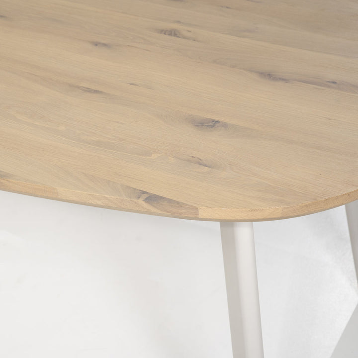 Eettafel Dion – eikenhout & metaal naturel 220x110cm
