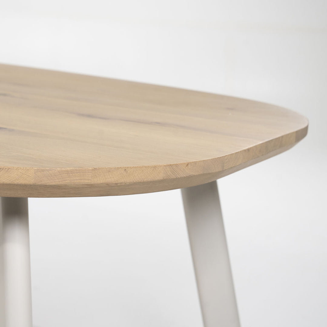 Eettafel Dion – eikenhout & metaal naturel 220x110cm