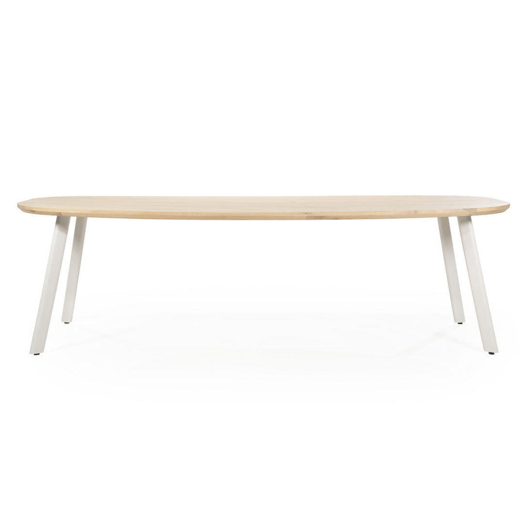 Eettafel Dion – eikenhout & metaal naturel 260x110cm