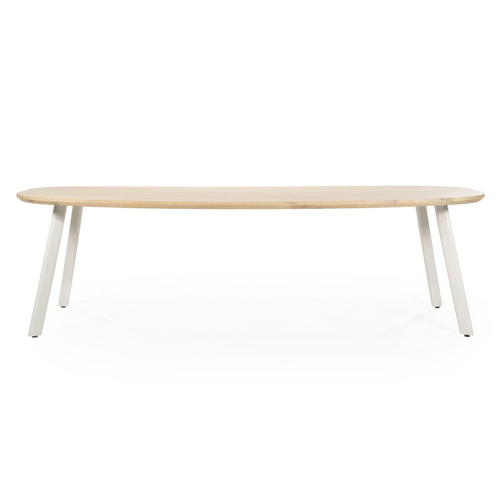 Eettafel Dion – eikenhout & metaal naturel 260x110cm