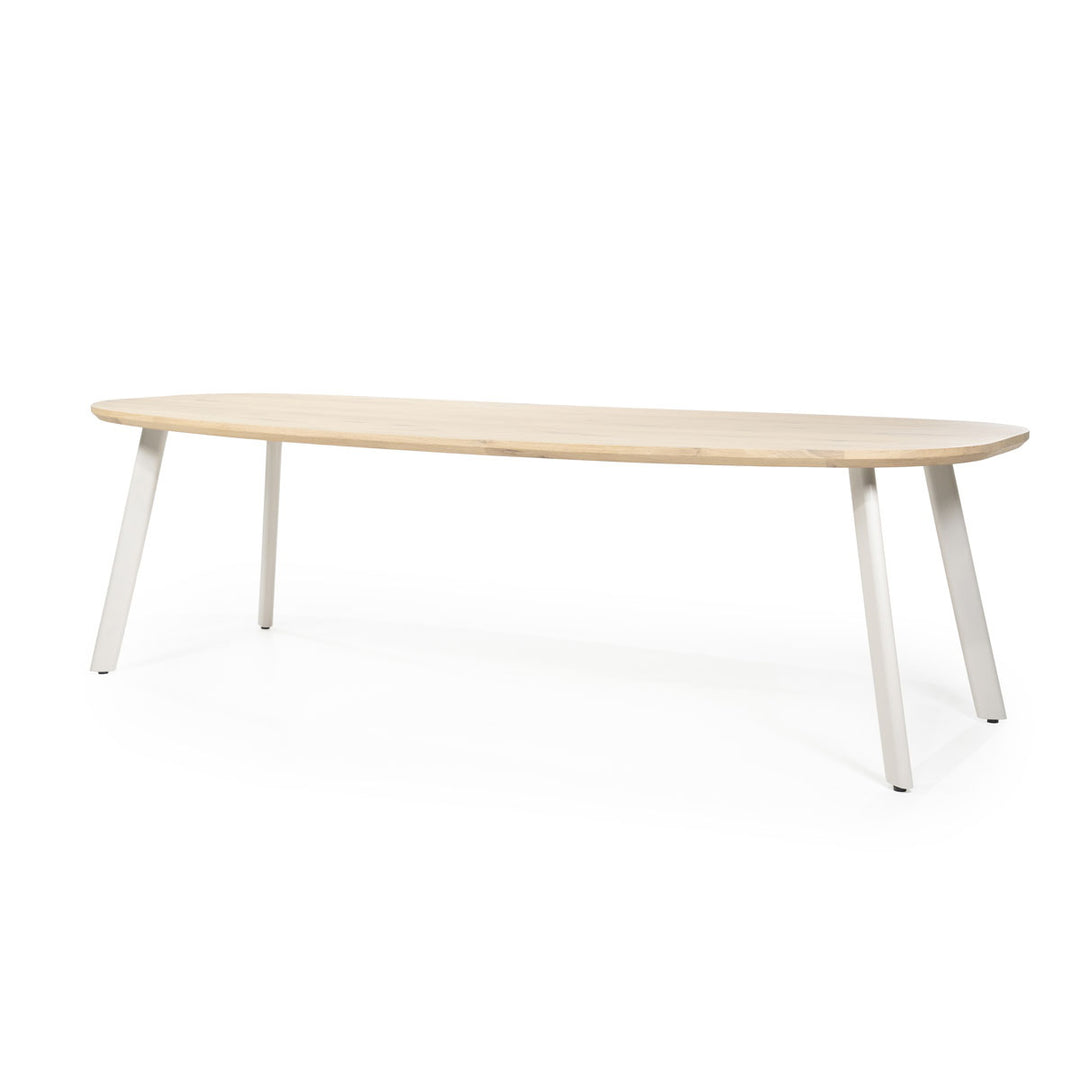 Eettafel Dion – eikenhout & metaal naturel 260x110cm