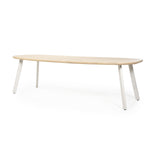 Eettafel Dion – eikenhout & metaal naturel 260x110cm