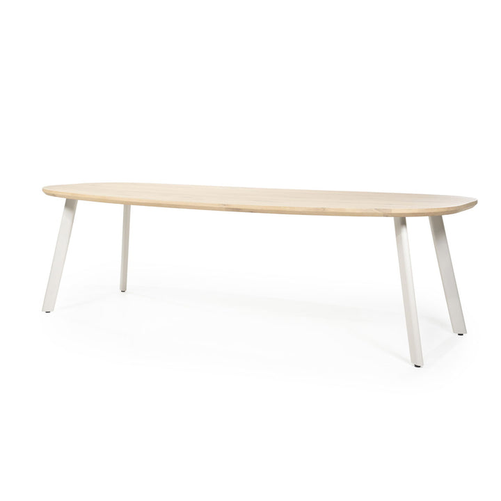 Eettafel Dion – eikenhout & metaal naturel 260x110cm