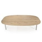 Eettafel Dion – eikenhout & metaal naturel 260x110cm