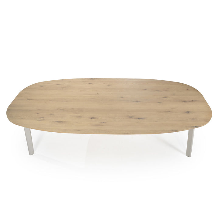 Eettafel Dion – eikenhout & metaal naturel 260x110cm