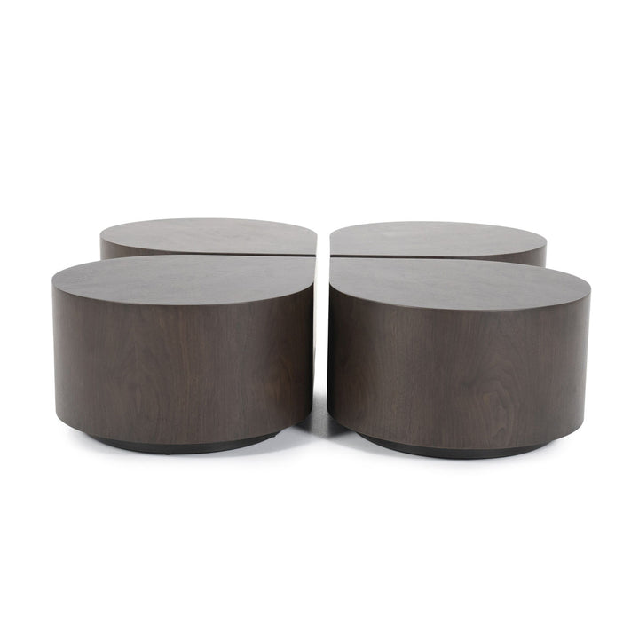 Bijzettafel Jules – walnoot fineer bruin