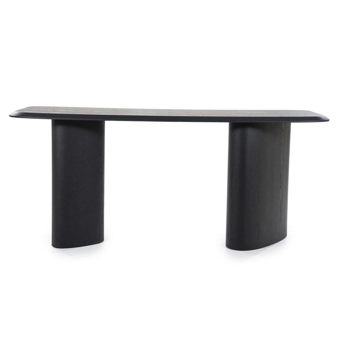 Countertafel Walter – eiken fineer zwart
