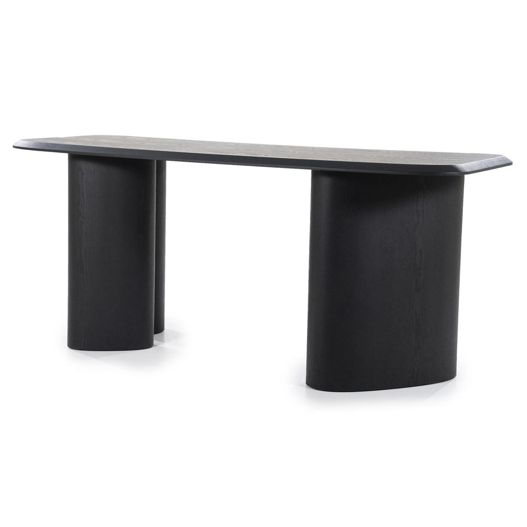 Countertafel Walter – eiken fineer zwart