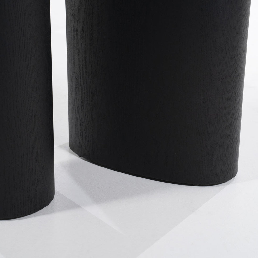 Countertafel Walter – eiken fineer zwart