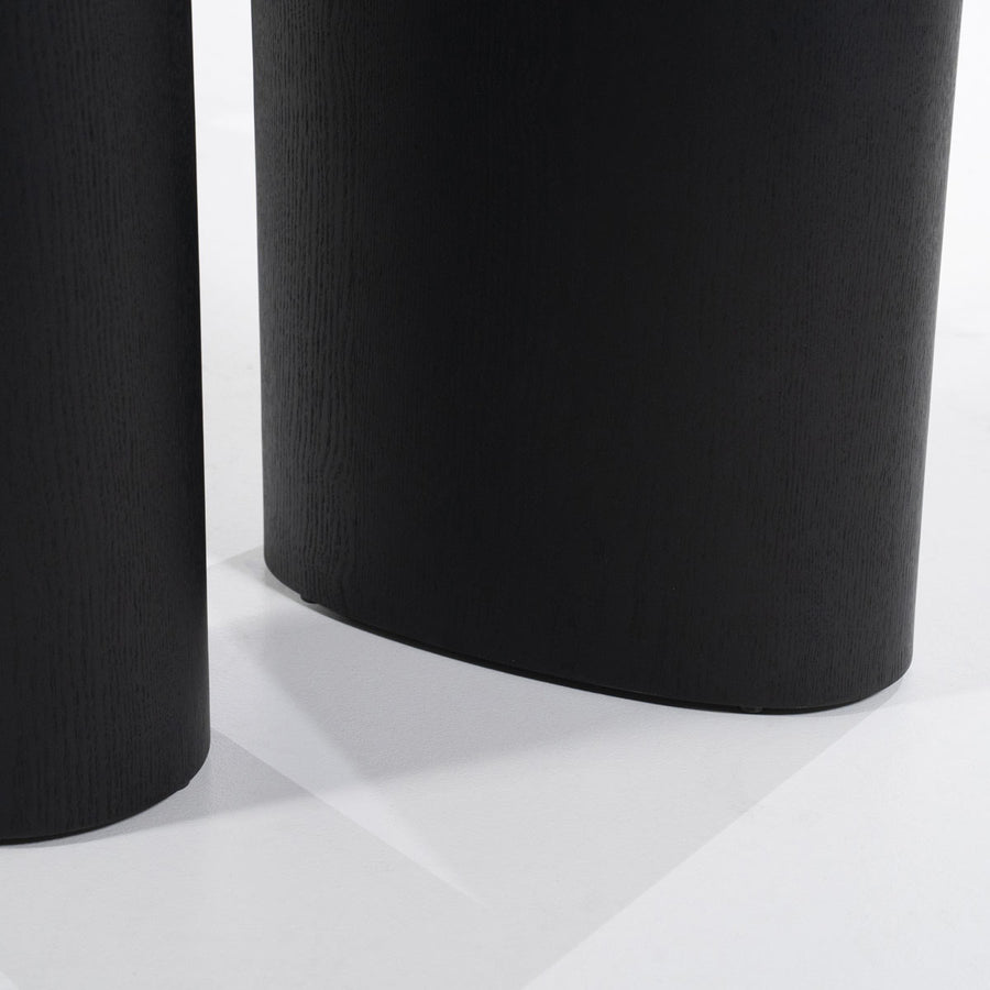 Countertafel Walter – eiken fineer zwart