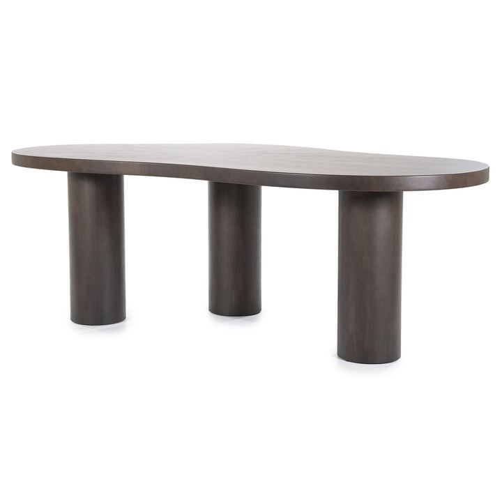 Eettafel Bobbie – walnoot fineer bruin