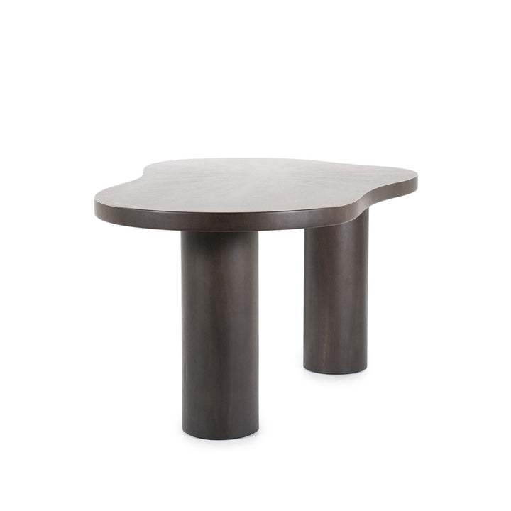 Eettafel Bobbie – walnoot fineer bruin