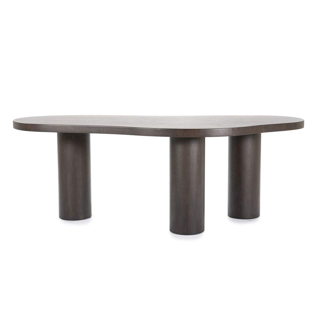 Eettafel Bobbie – walnoot fineer bruin