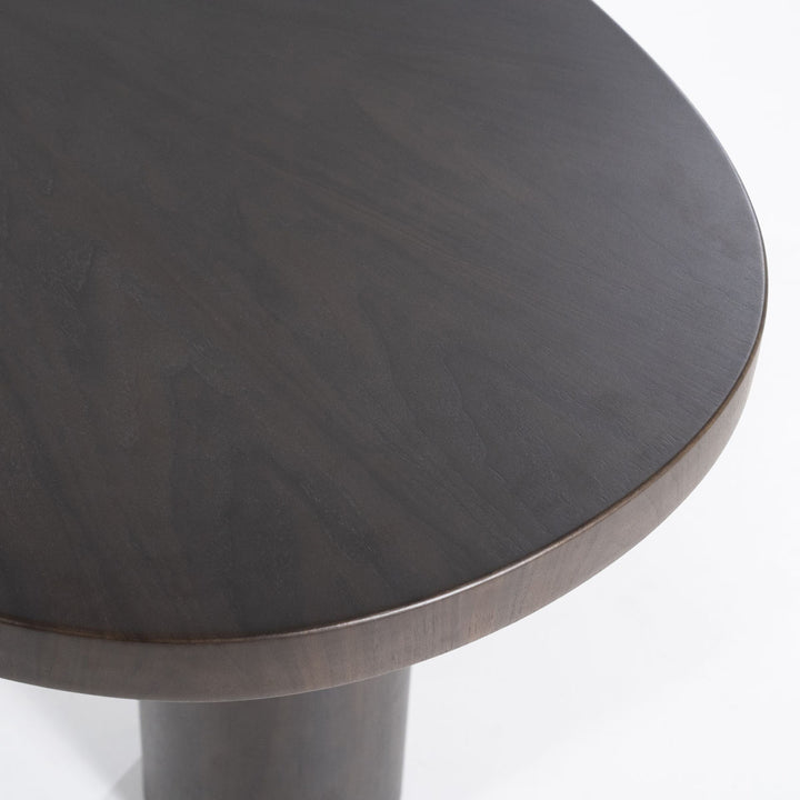 Eettafel Bobbie – walnoot fineer bruin