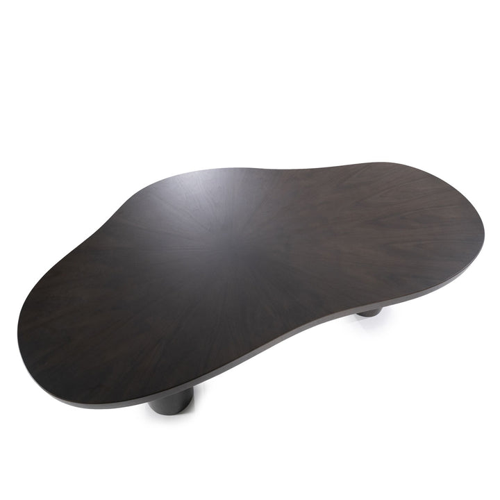 Eettafel Bobbie – walnoot fineer bruin