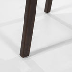 Stoel Mikky – stof & eikenhout bruin taupe moon