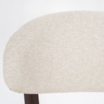 Barstoel Mikky – stof & eikenhout bruin beige moon