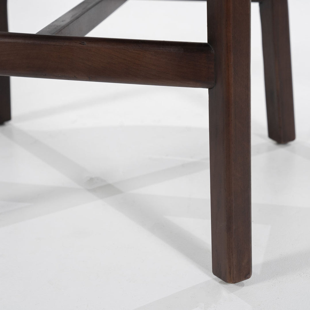 Barstoel Mikky – stof & eikenhout bruin beige moon