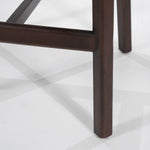 Barstoel Mikky – stof & eikenhout bruin taupe moon