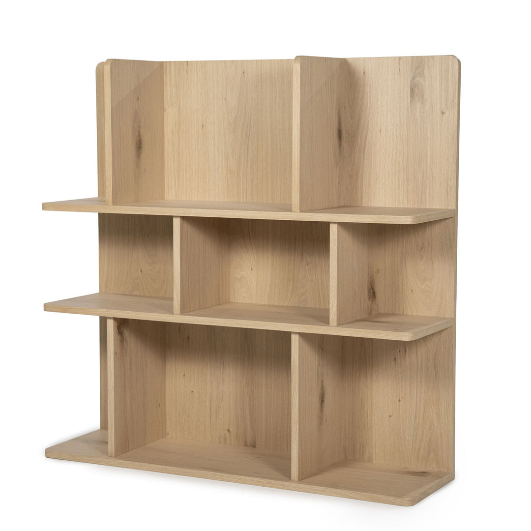Wandkast vierkant Renee – eikenfineer naturel
