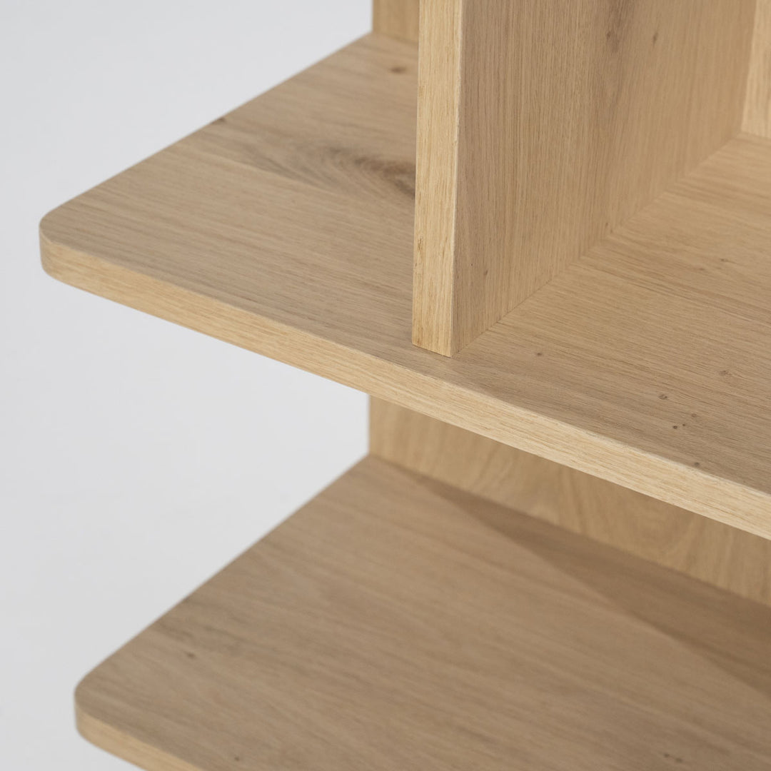 Wandkast vierkant Renee – eikenfineer naturel