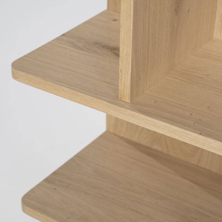 Wandkast vierkant Renee – eikenfineer naturel