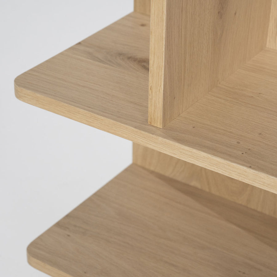 Wandkast vierkant Renee – eikenfineer naturel