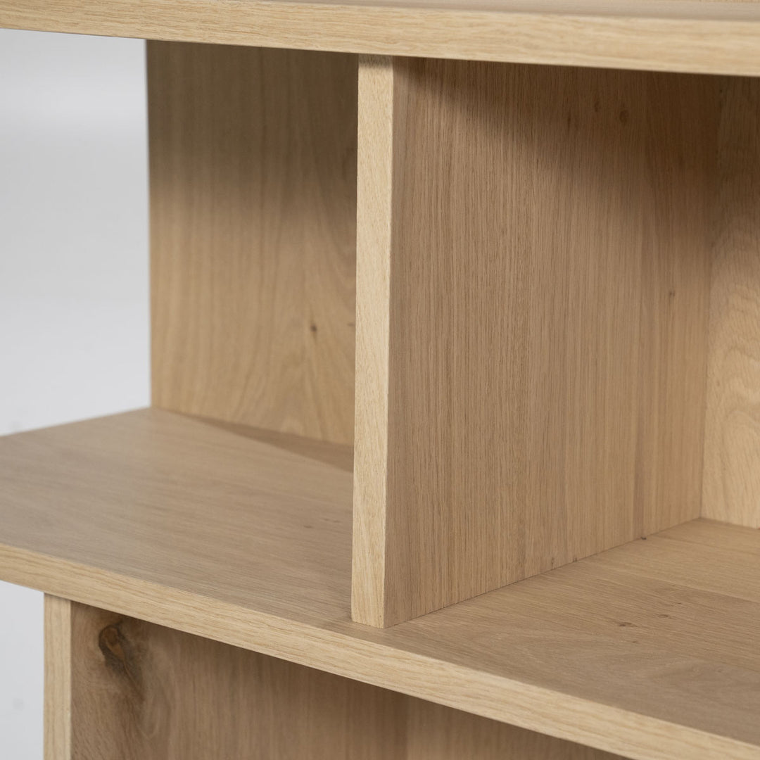 Wandkast vierkant Renee – eikenfineer naturel
