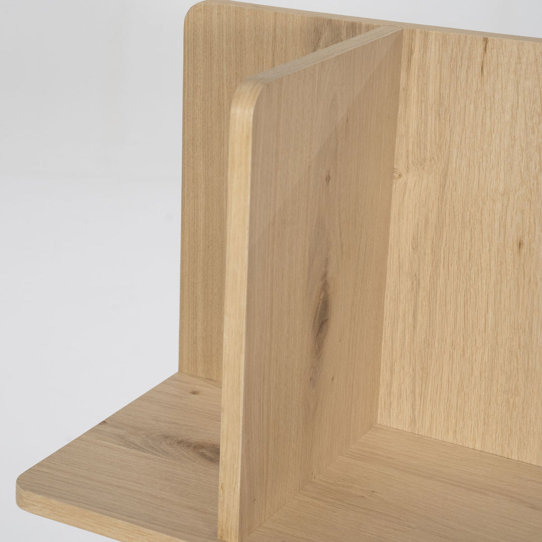 Wandkast vierkant Renee – eikenfineer naturel