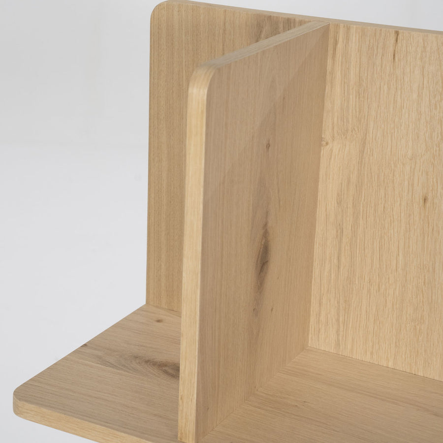 Wandkast vierkant Renee – eikenfineer naturel