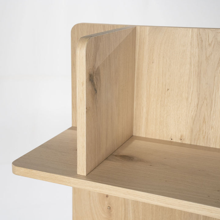 Wandkast rechthoek Renee – eikenfineer naturel