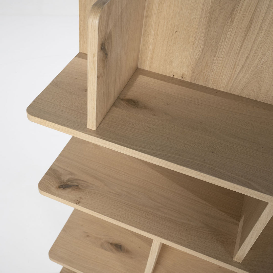Wandkast rechthoek Renee – eikenfineer naturel