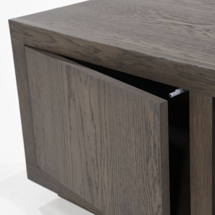 TV meubel Helsinki – eiken & eikenfineer bruin 160cm