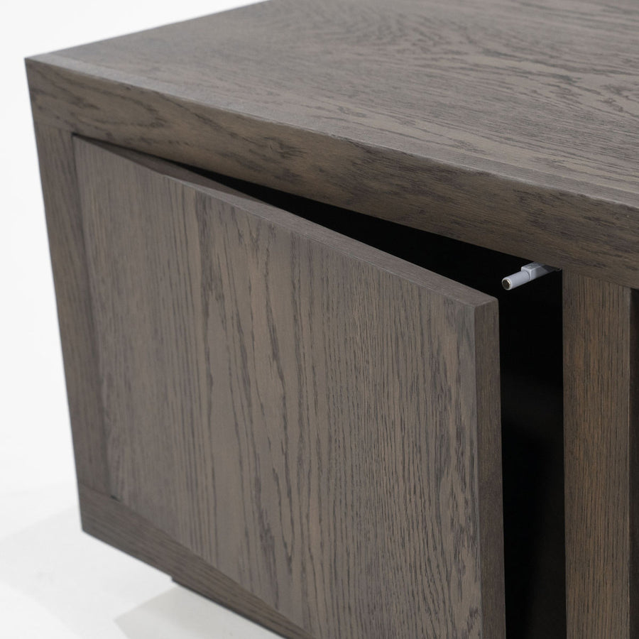 TV meubel Helsinki – eiken & eikenfineer bruin 160cm