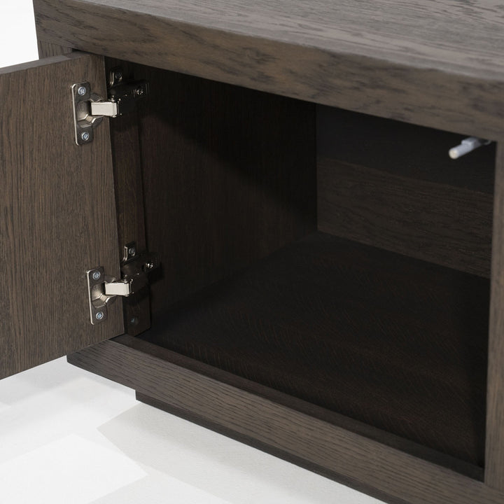 TV meubel Helsinki – eiken & eikenfineer bruin 160cm