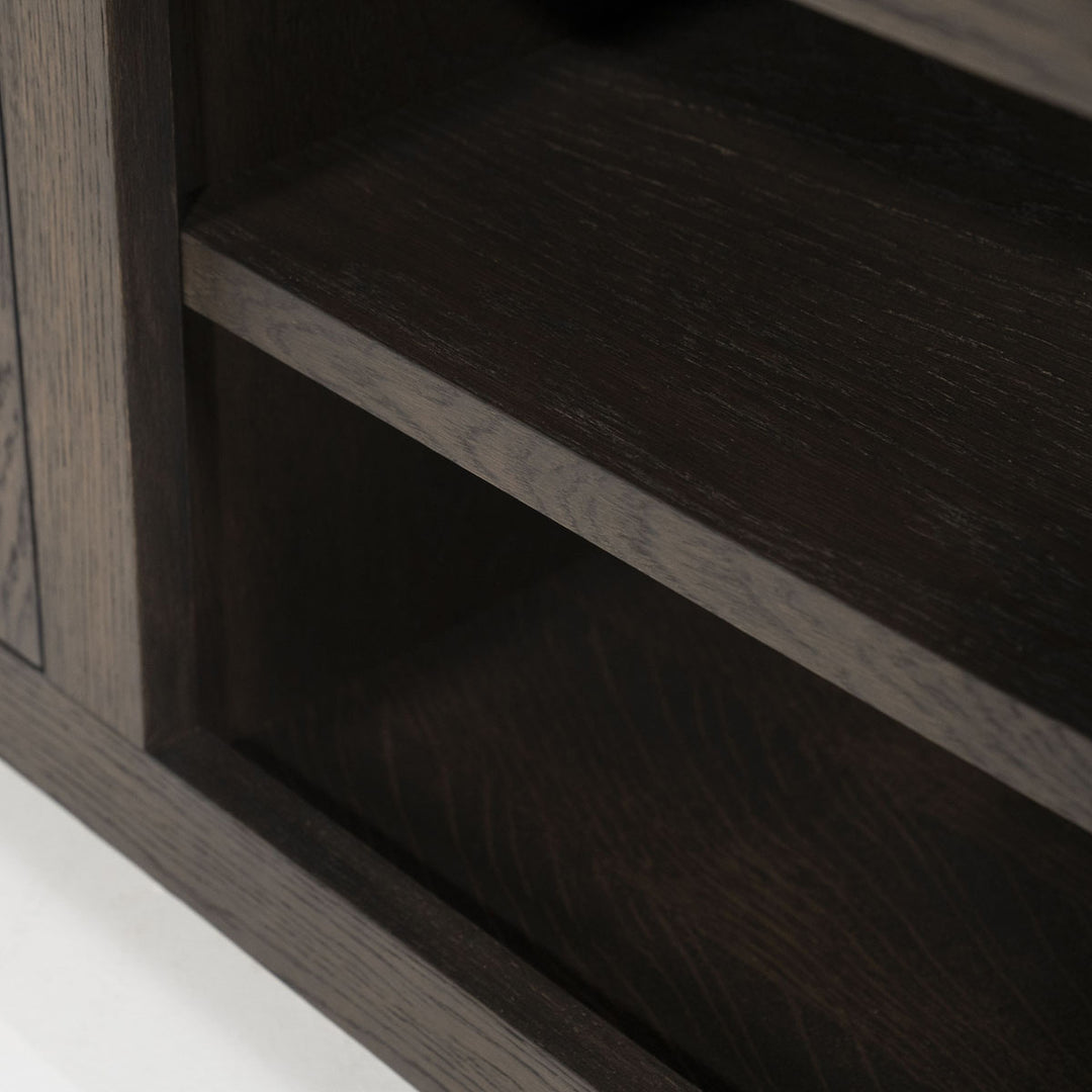 TV meubel Helsinki – eiken & eikenfineer bruin 160cm