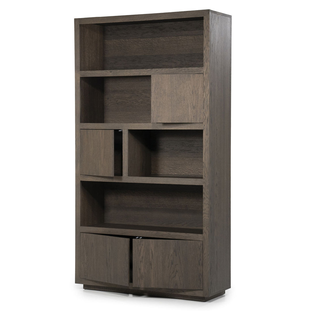 Kabinet Helsinki – eiken & eikenfineer bruin 120x220cm