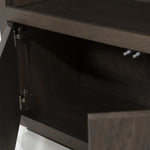 Kabinet Helsinki – eiken & eikenfineer bruin 120x220cm