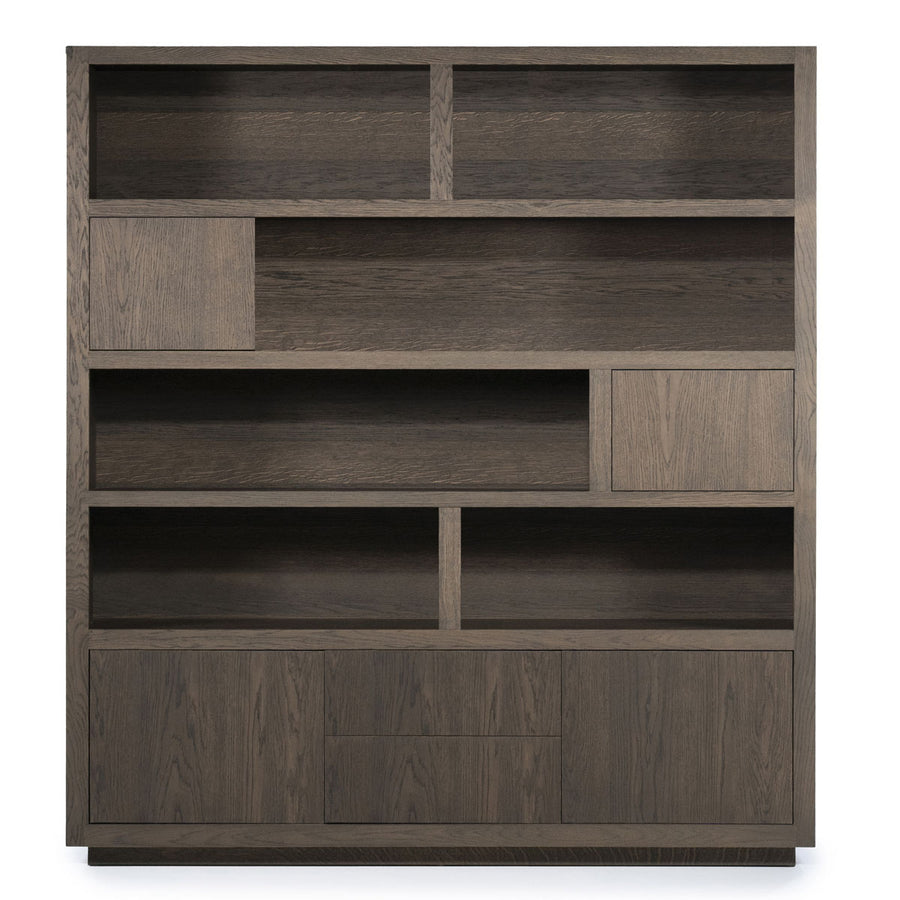 Kabinet Helsinki – eiken & eikenfineer bruin 200×220cm