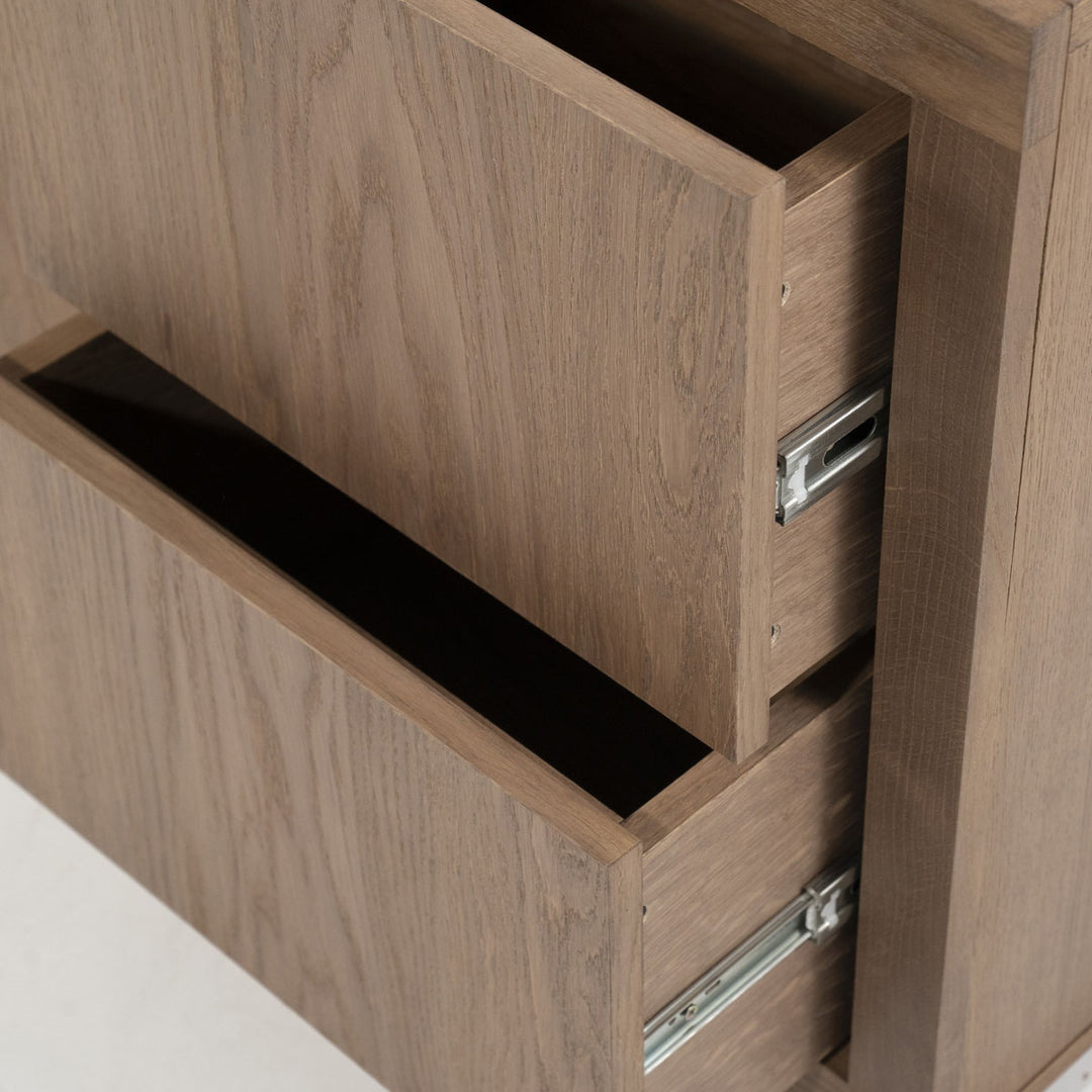 Dressoir Helsinki – eiken & eikenfineer lichtbruin