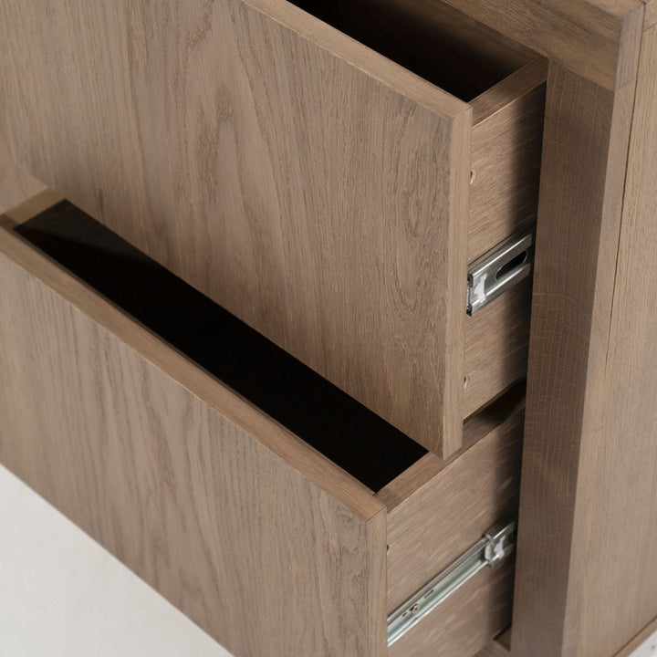 Dressoir Helsinki – eiken & eikenfineer lichtbruin