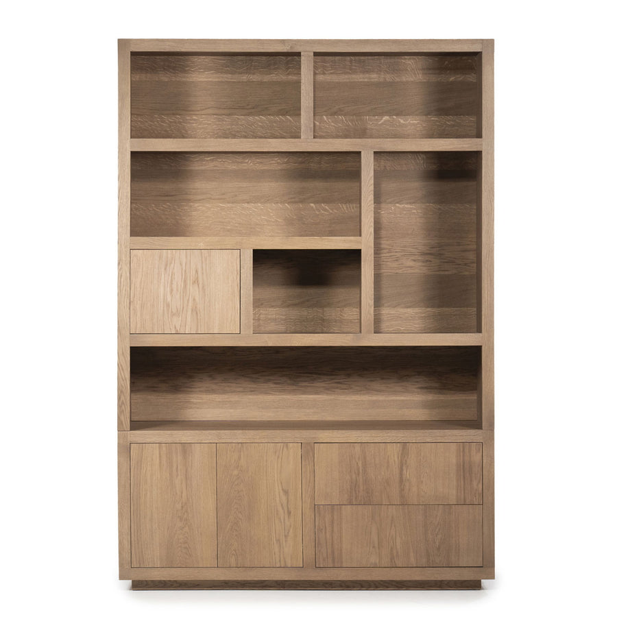 Kabinet Helsinki – eiken & eikenfineer lichtbruin 150x220cm
