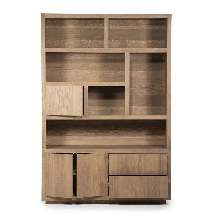 Kabinet Helsinki – eiken & eikenfineer lichtbruin 150x220cm