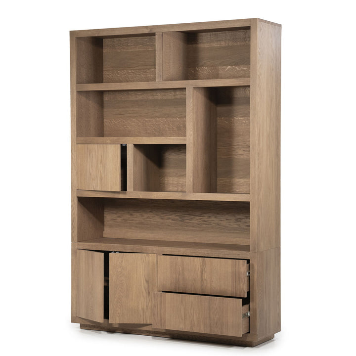 Kabinet Helsinki – eiken & eikenfineer lichtbruin 150x220cm