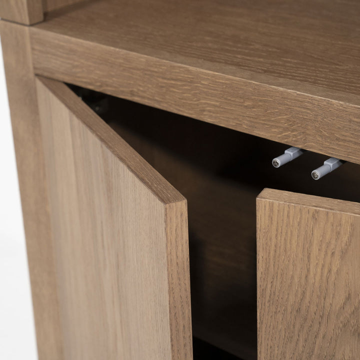 Kabinet Helsinki – eiken & eikenfineer lichtbruin 150x220cm
